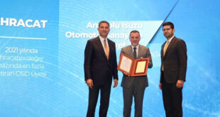 Anadolu Isuzu İhracattaki Başarısı ile OSD’den Ödül Aldı 